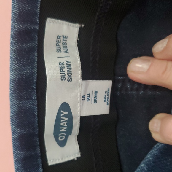 Old Navy Super Skinny Blue Women's Jeans 18 Tall - Picture 5 of 6